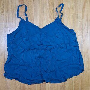 Torrid Teal Challis Sophie Camisole